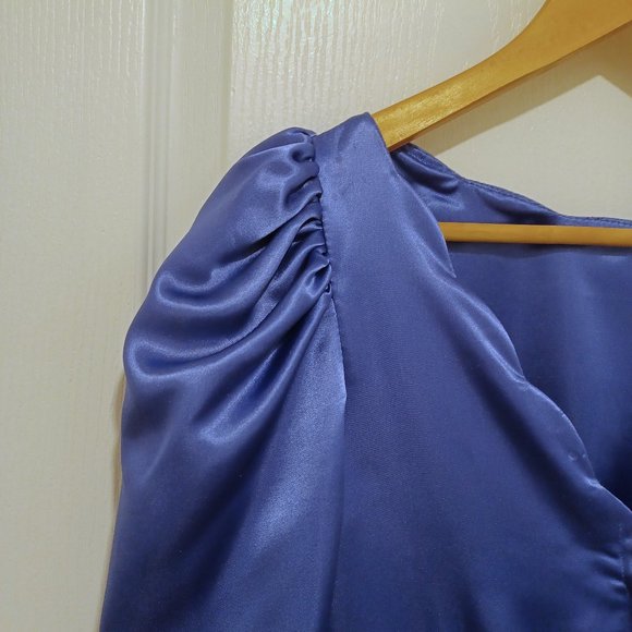 Vintage Formal Gown - circa 1980s - Royal Blue - Picture 8 of 11